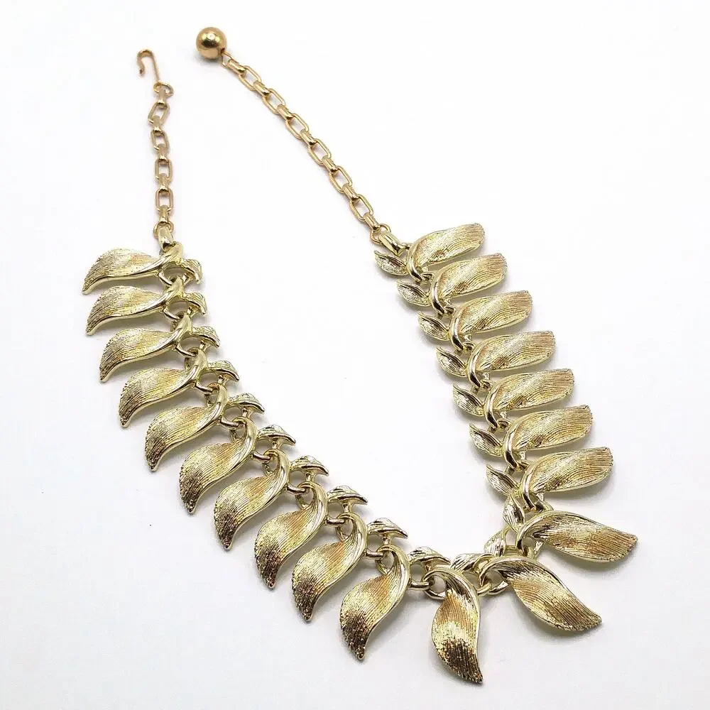 Pakula Gold Plated Necklace, Mid-century Modern, 1960s Vintage Jewelry